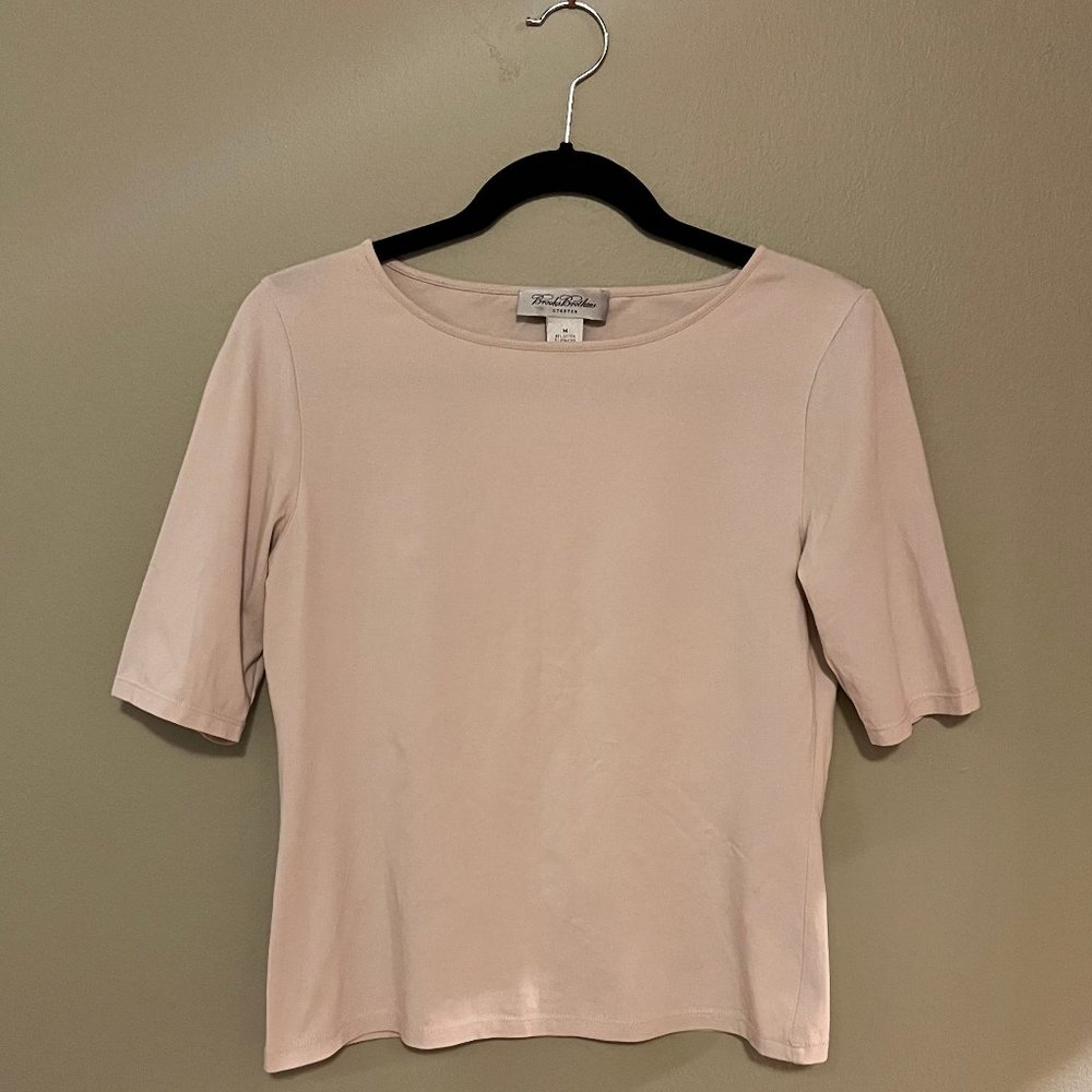 Brooks Brothers Medium beige stretch top